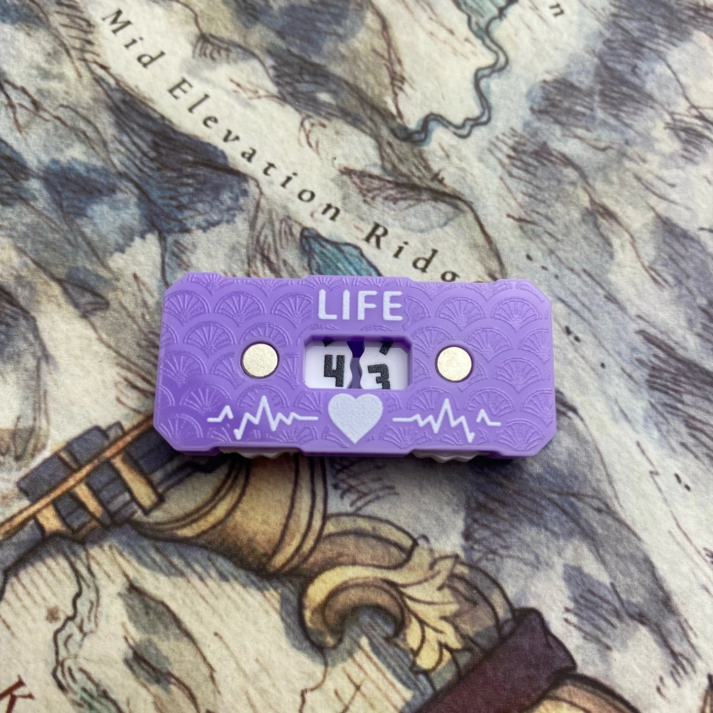 New Life Tracker for Fantasy & Sci-Fi Model Building Kits: 41x20x9mm LIfe Tracker