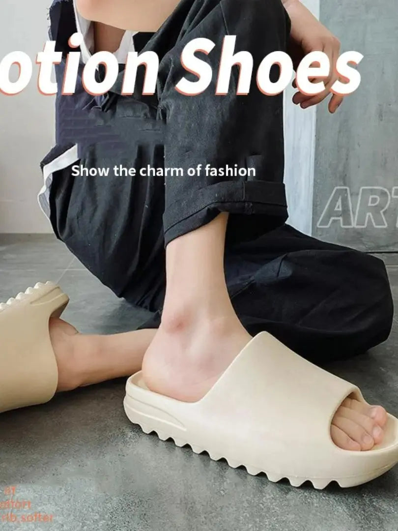 2024 Summer Men's YZY Slides Brand Men Women Slippers Orginal Slides Women Beach Casual Shoes EVA Flip-flops Man Beach Sandals