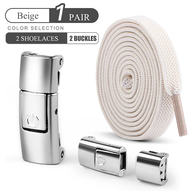 8mm No Tie Shoe Laces Without Ties