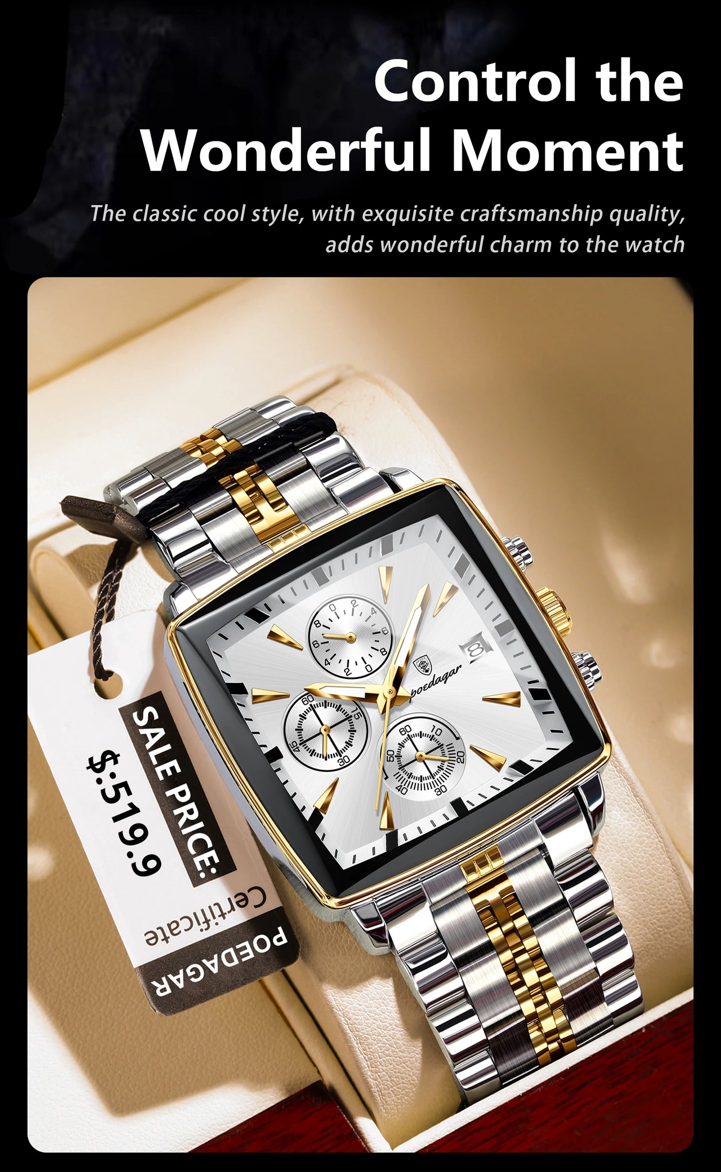 Luxury Square Watch
