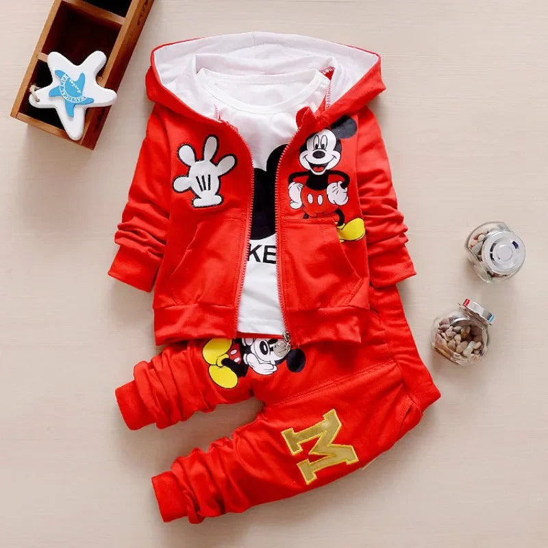 Boys Clothes Set Cute Mickey Cotton