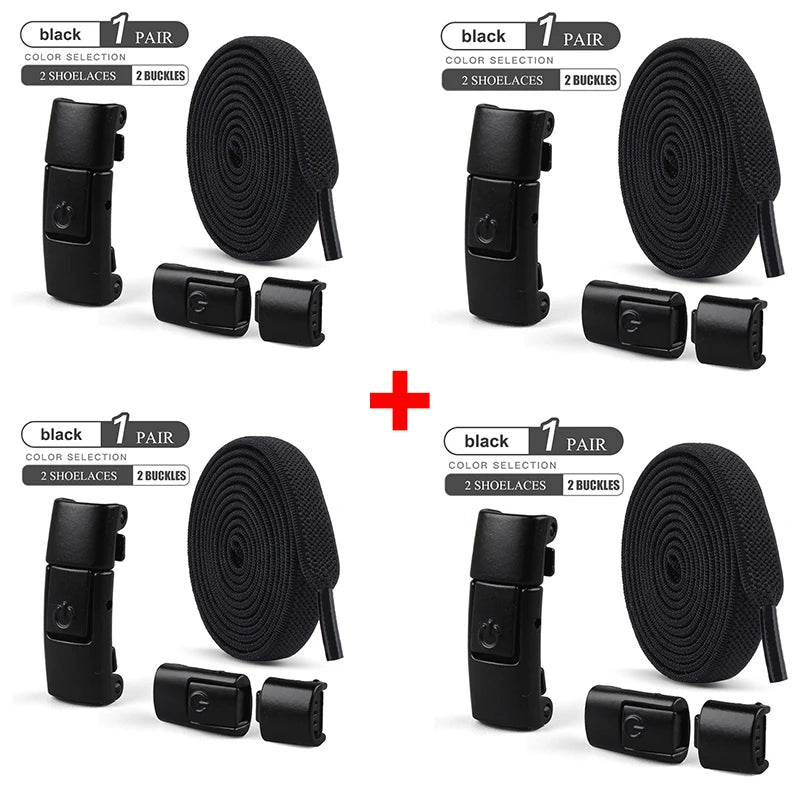 8mm No Tie Shoe Laces Without Ties
