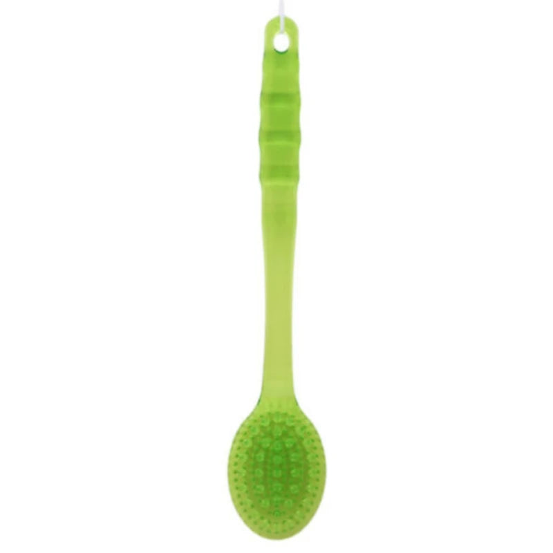 1Pc Long Handle Bath Brush Soft Hair Bath Brush Back Ball Brush Bathroom Body Brushes Mud Back Scrubber Shower Massage Brushes