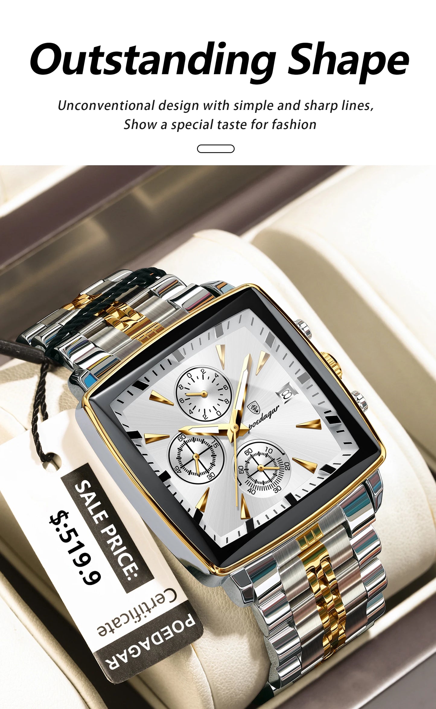 Luxury Square Watch