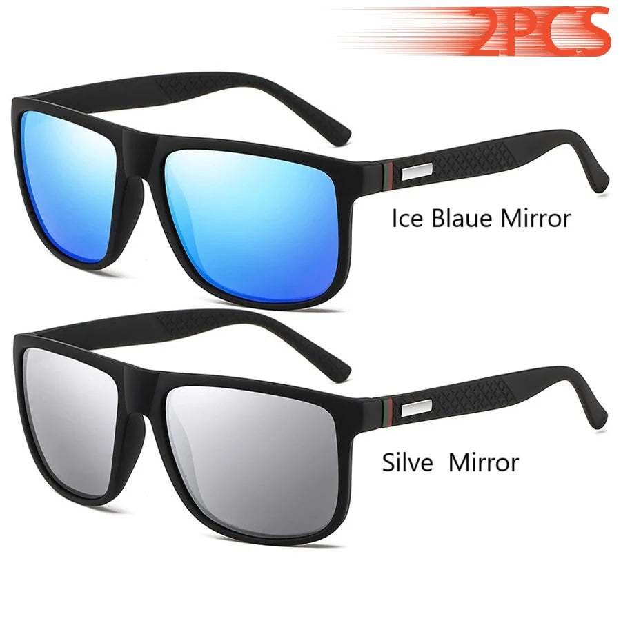 Fashion Vintage Square Sunglasses Men and Women