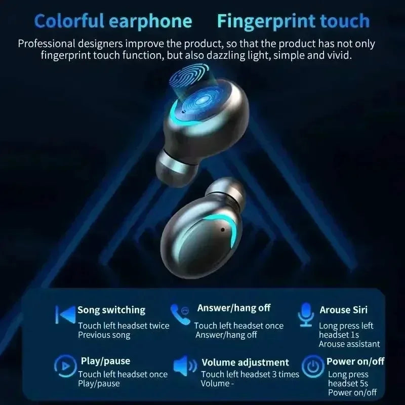 TWS F9-5 Earphone Bluetooth Earbuds
