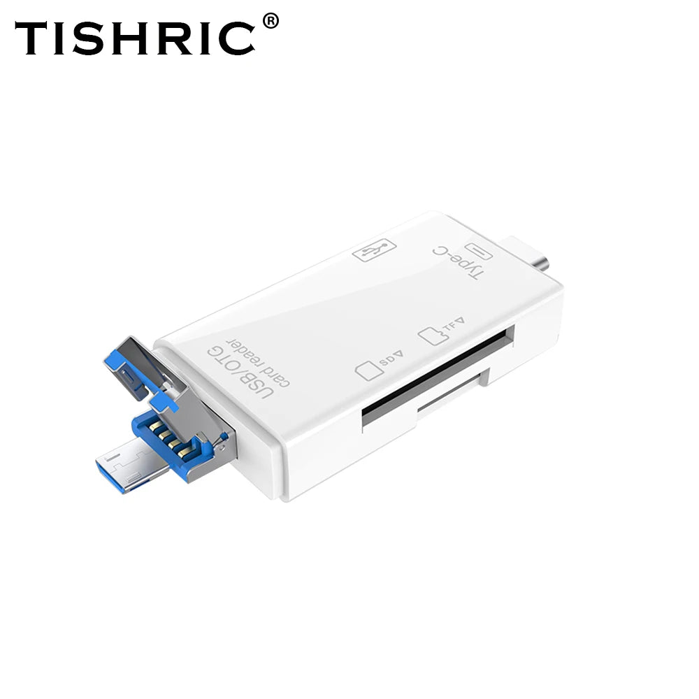 Micro USB Type C Adapter USB TF SD Card Reader USB-C Memory