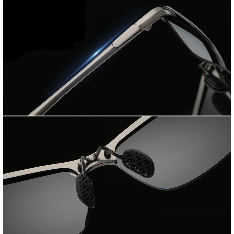 Men Photochromic Polarized Sunglasses