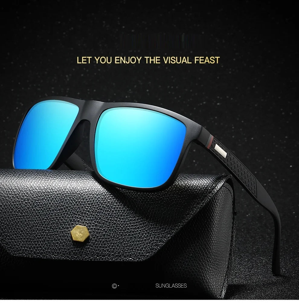 Fashion Vintage Square Sunglasses Men and Women