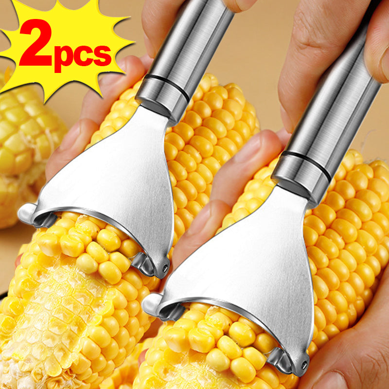 Stainless Steel Corn Peeler Serrated Corn Stripper