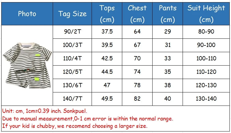 2Pcs Fashion Children Short Sleeve Shorts Sets Summer