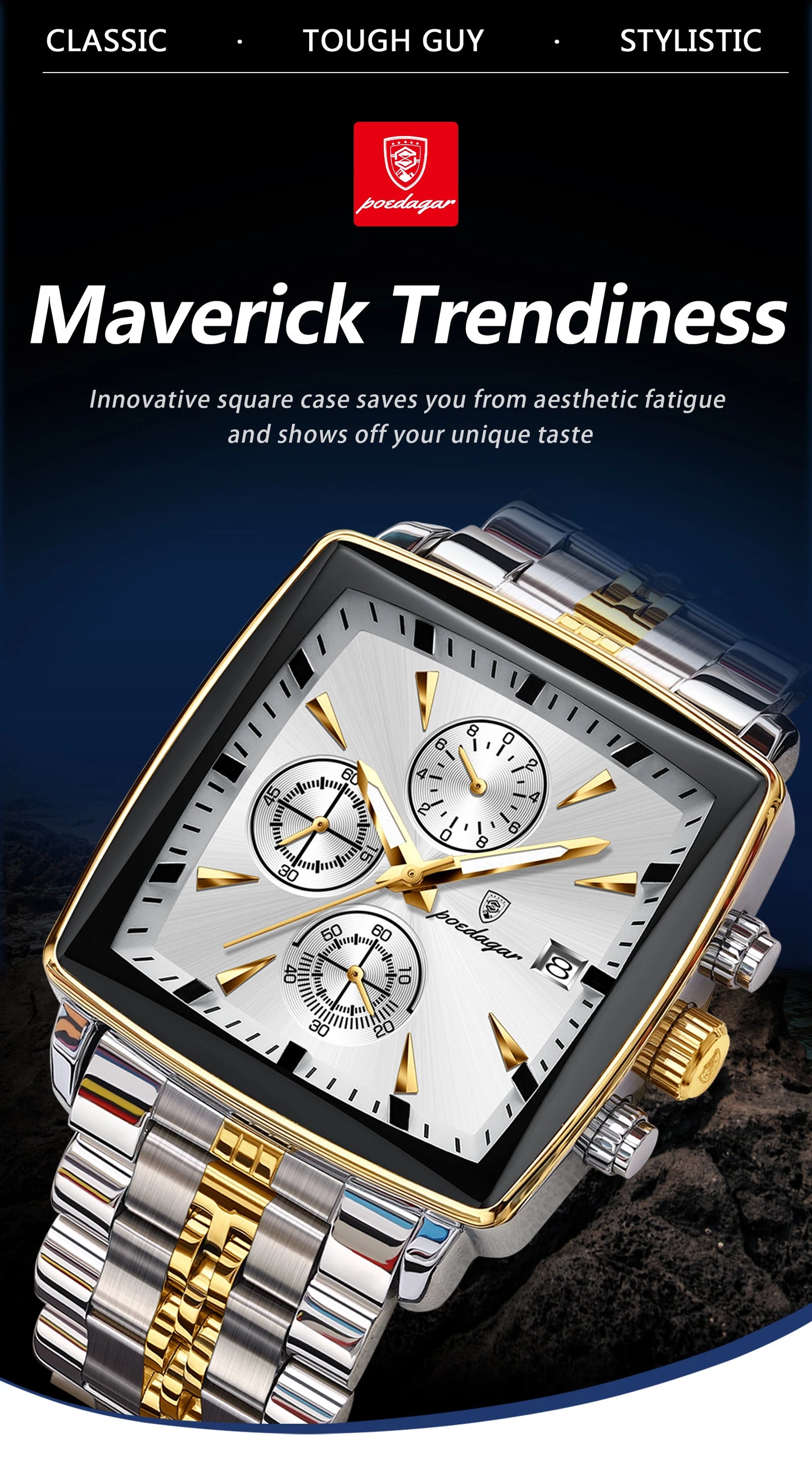 Luxury Square Watch