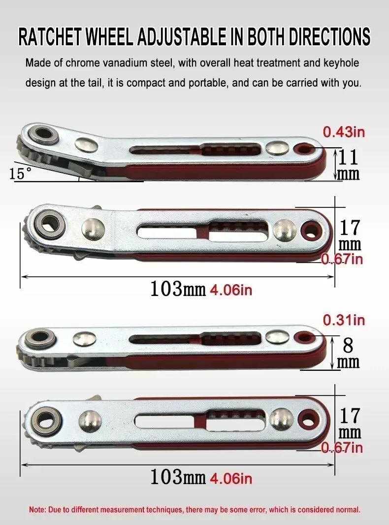 Multifunctional Bidirectional Forward and Reverse Ratchet screwdriver