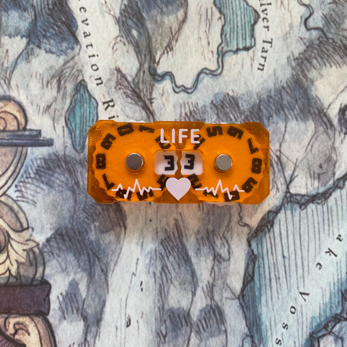 New Life Tracker for Fantasy & Sci-Fi Model Building Kits: 41x20x9mm LIfe Tracker
