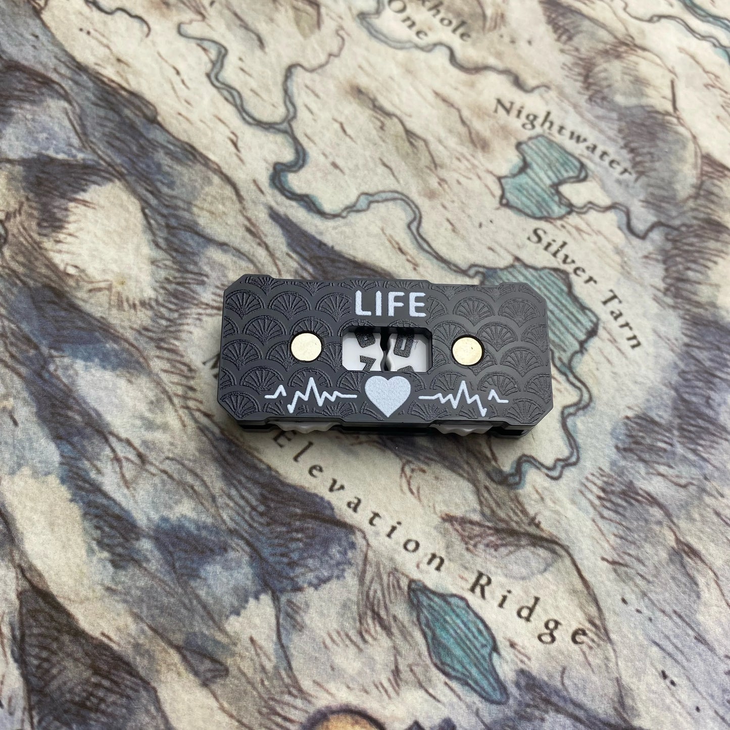 New Life Tracker for Fantasy & Sci-Fi Model Building Kits: 41x20x9mm LIfe Tracker
