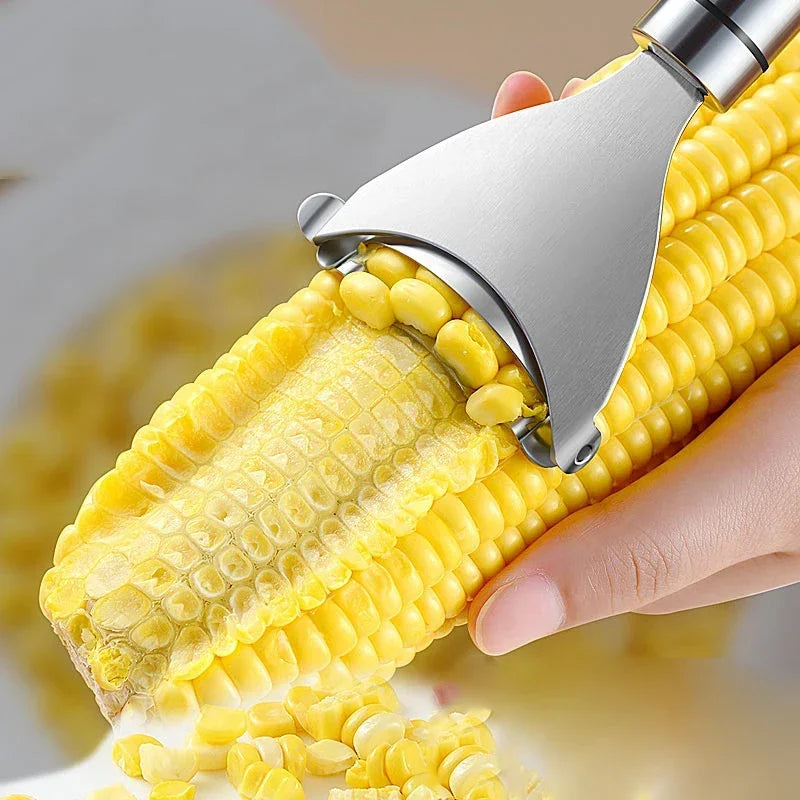 Stainless Steel Corn Peeler Serrated Corn Stripper
