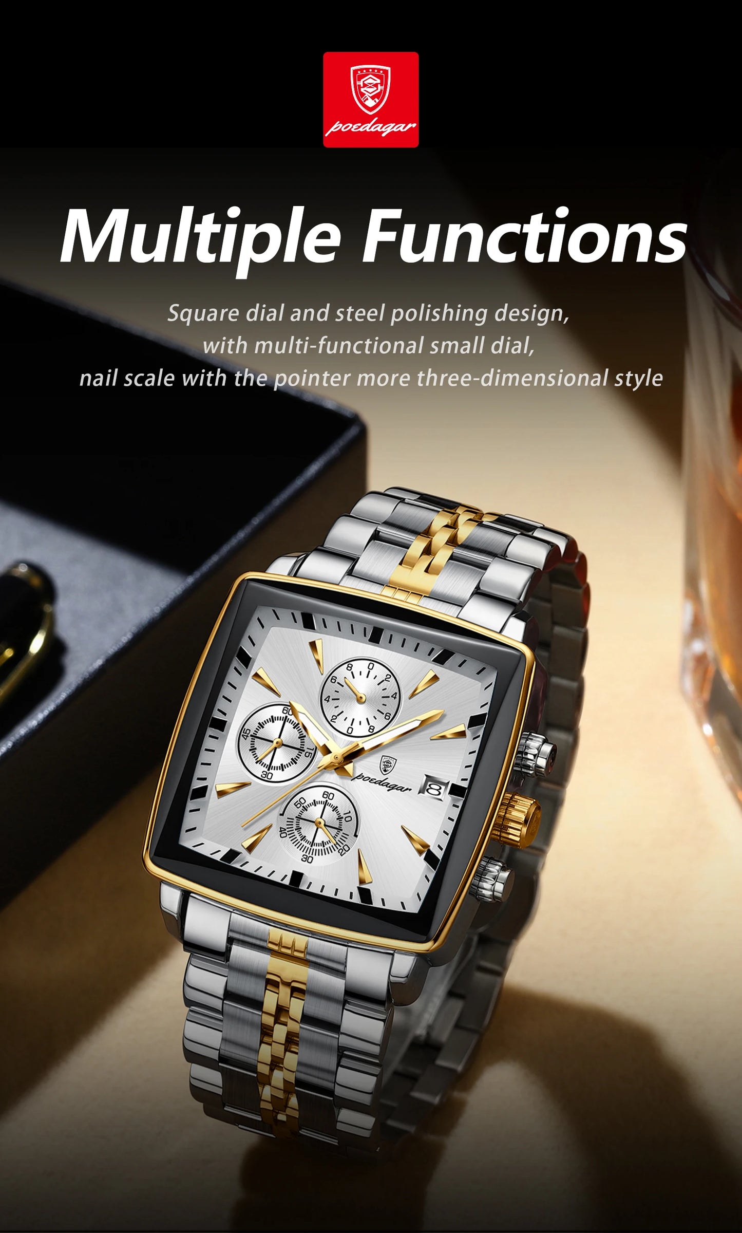Luxury Square Watch