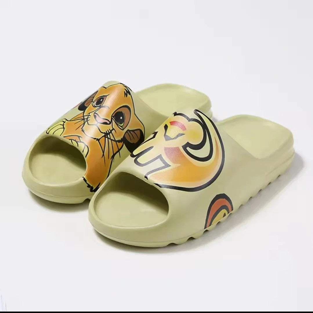 Designer Slides Summer House Thick Printed Graffiti Men Slippers Women Flip Flops Unisex Platform Shoes 2023 New Outdoor Sandals