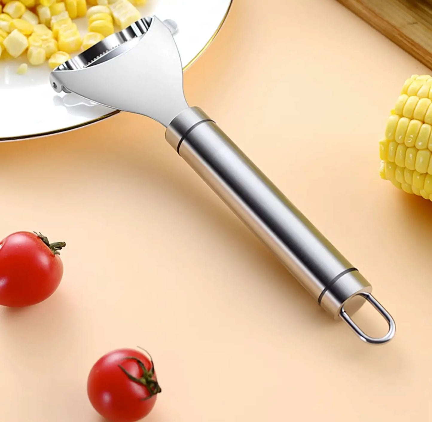 Stainless Steel Corn Peeler Serrated Corn Stripper