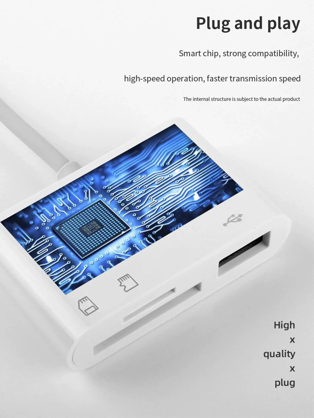 Micro USB Type C Adapter USB TF SD Card Reader USB-C Memory