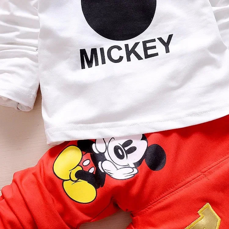 Boys Clothes Set Cute Mickey Cotton