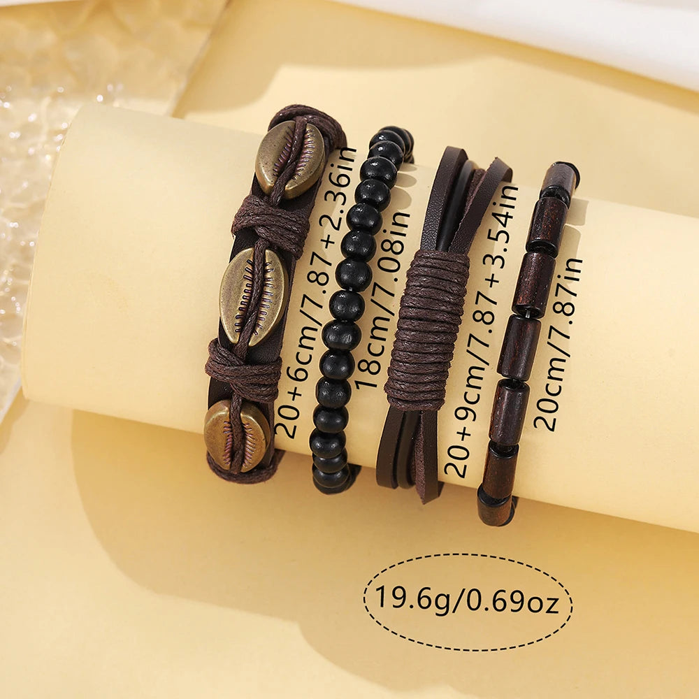5PCS Set Fashion Men Sports Bracelet Watches For Men
