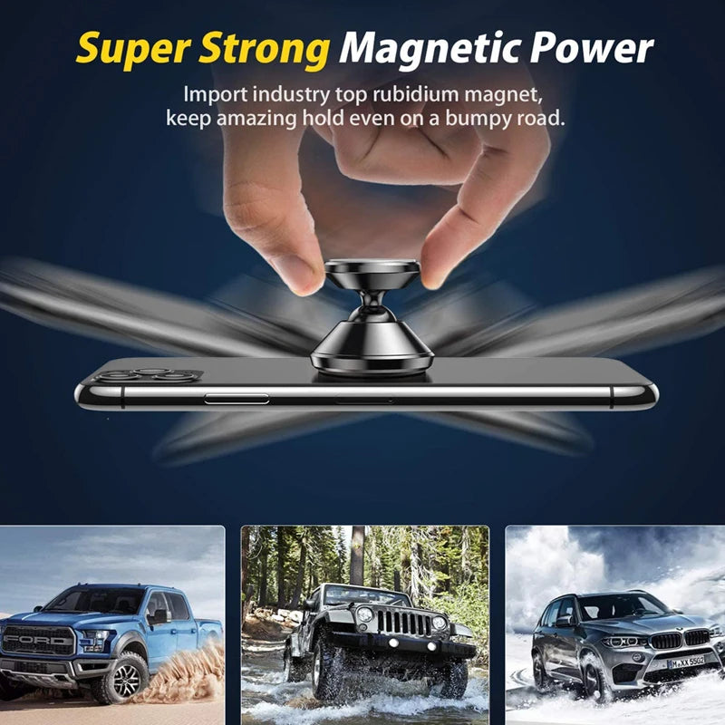 Magnetic Car Phone Holder Magnet Mount Bracket Stick on Car