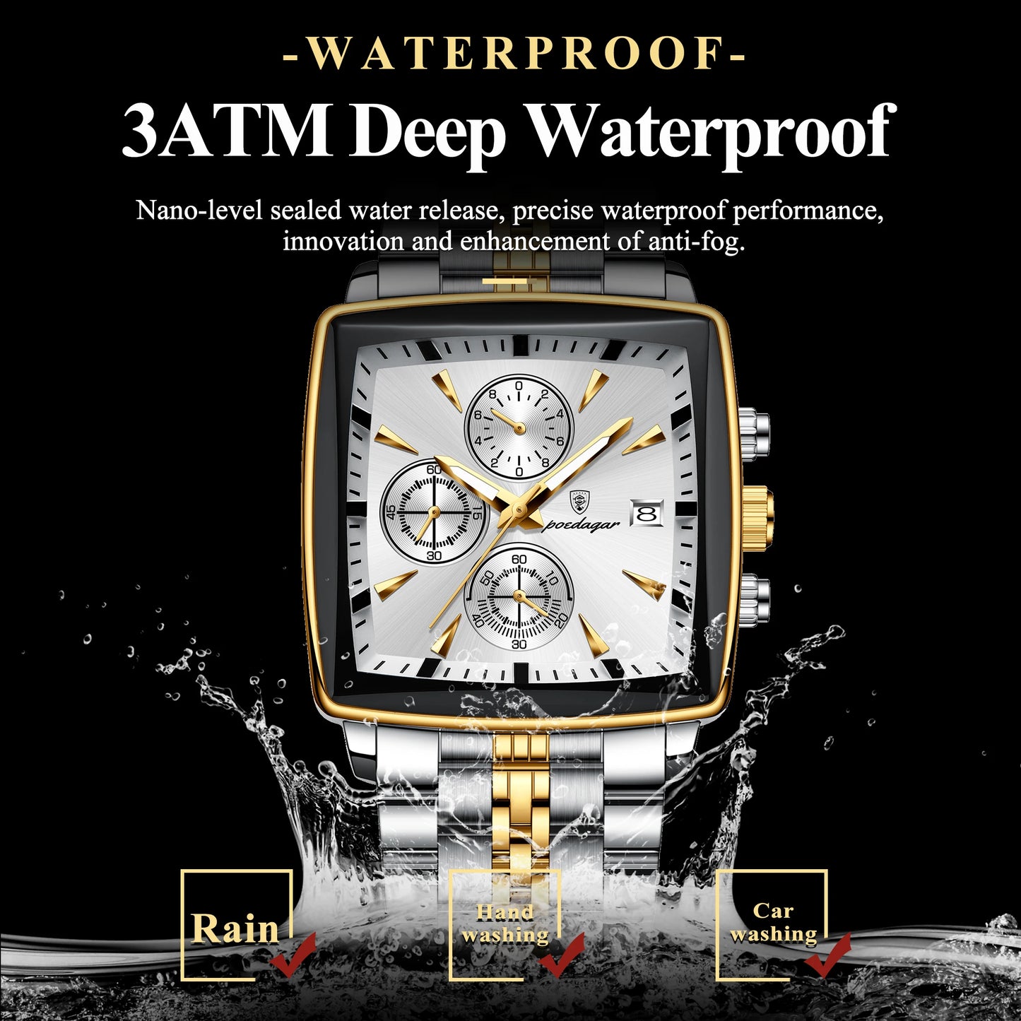 Luxury Square Watch