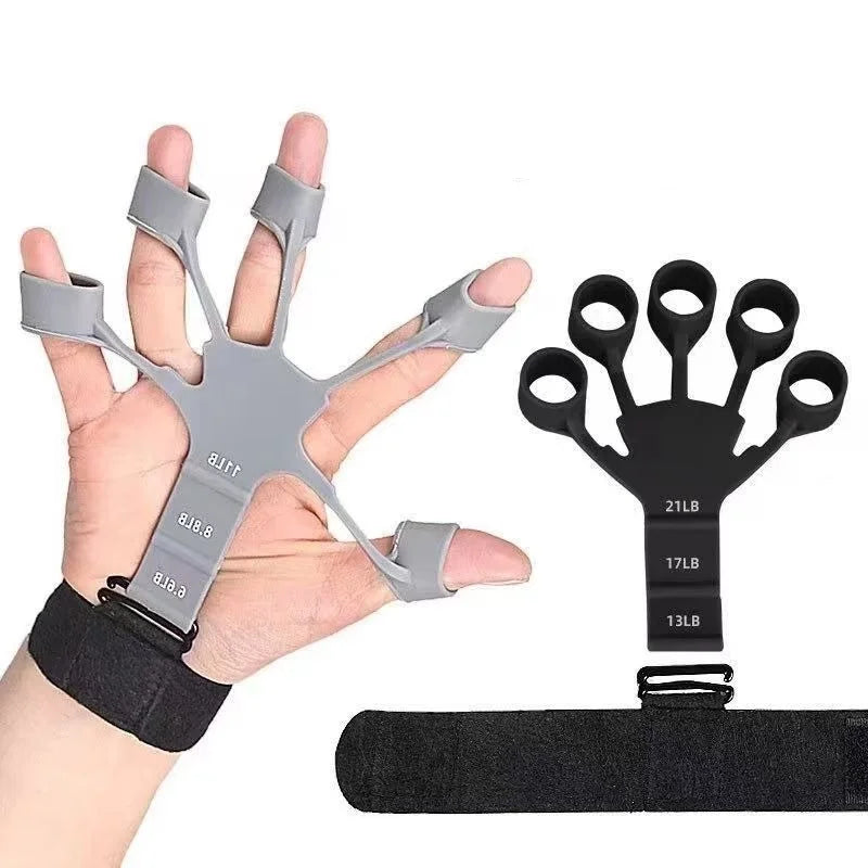 Exercise Finger 5 Finger Silicone Wrist Puller