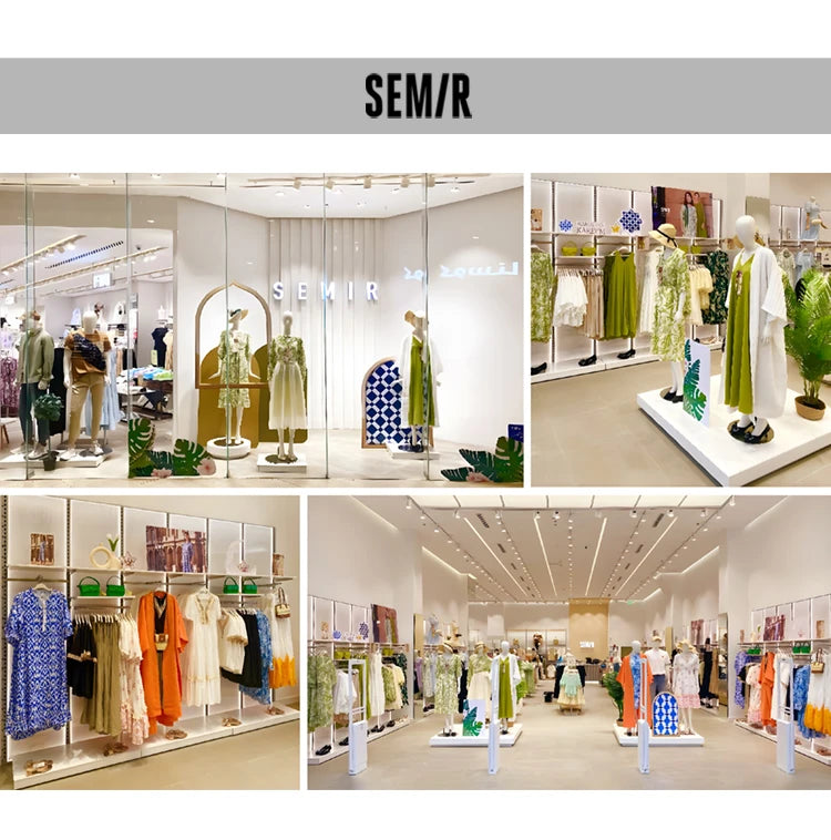 Semir Jeans Women 2024 New Winter Style with Fleece-Lined Floor-Length Trousers Hong Kong Style Wide-Leg Trousers