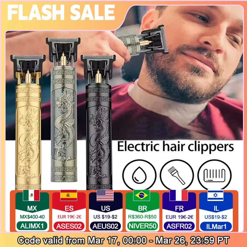 Electric Hair Cutting Machine Hair Clipper Professional for Men