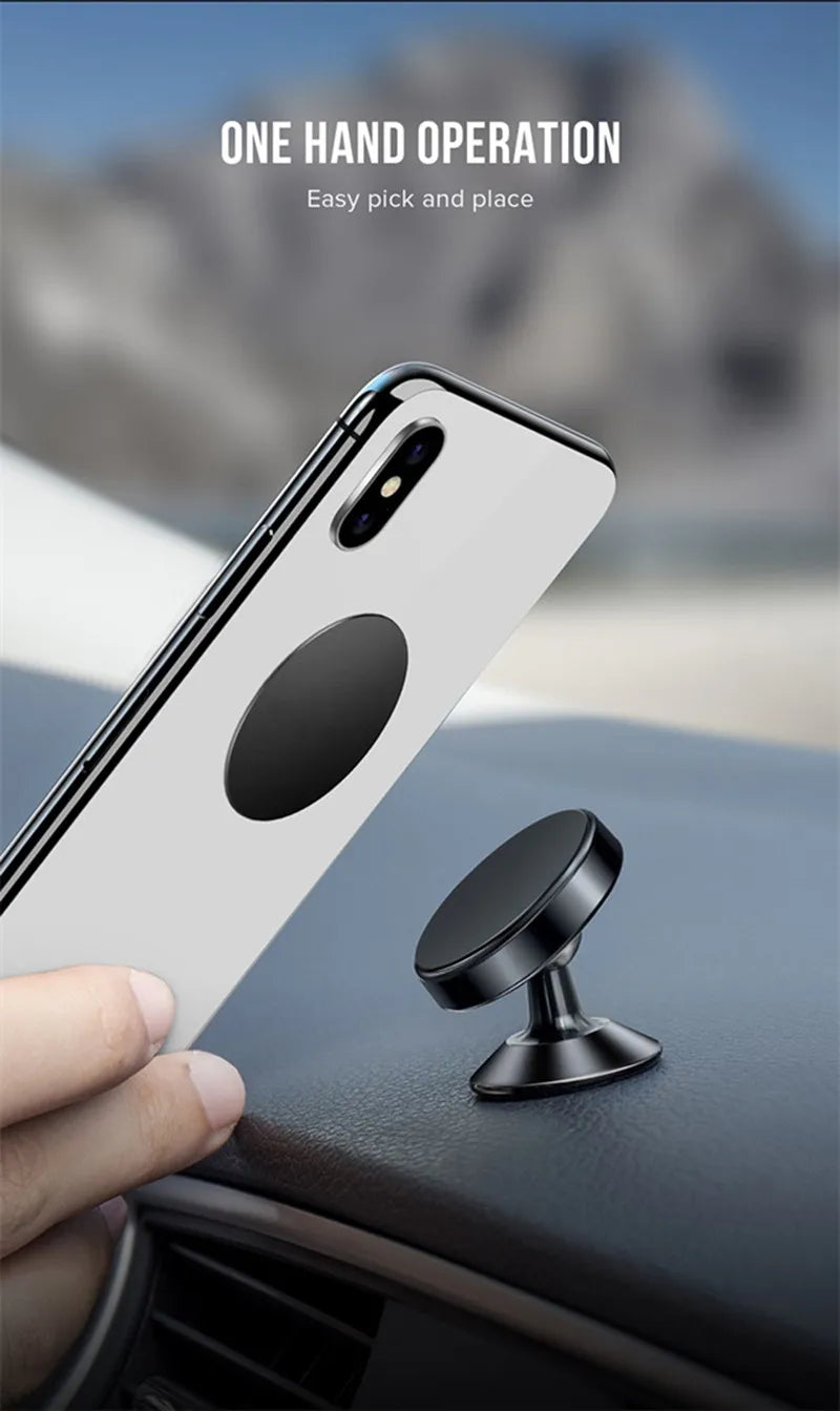 Magnetic Car Phone Holder Magnet Mount Bracket Stick on Car