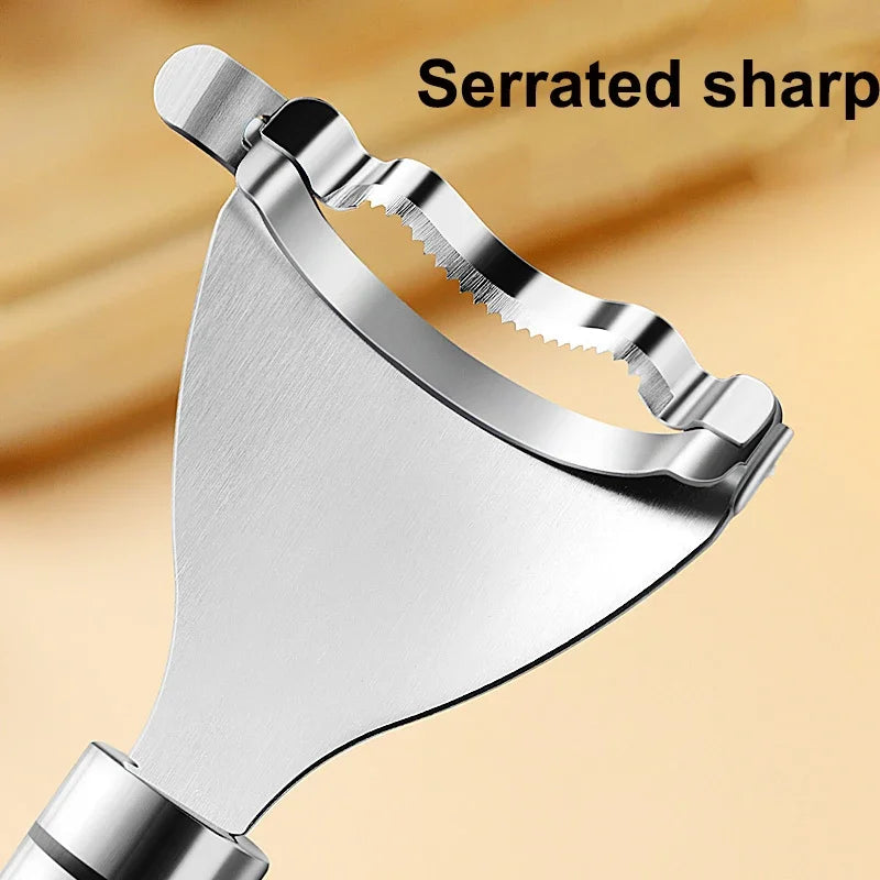 Stainless Steel Corn Peeler Serrated Corn Stripper