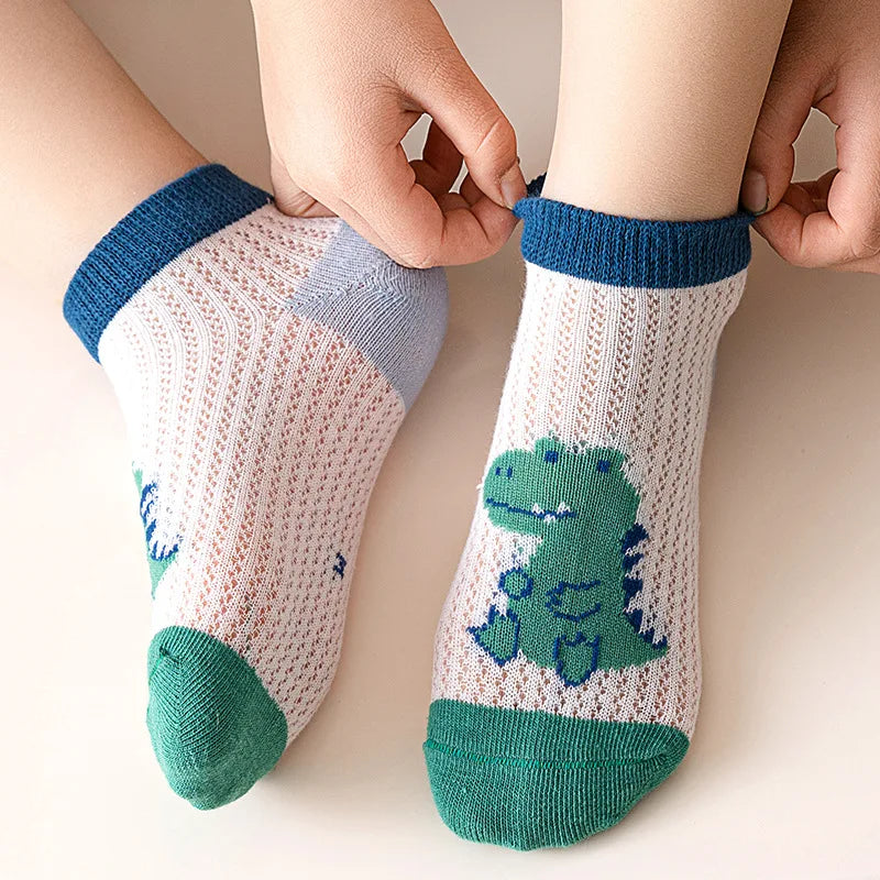 Kids Socks 5 Pairs/Lot Spring Summer Cotton Girls Socks