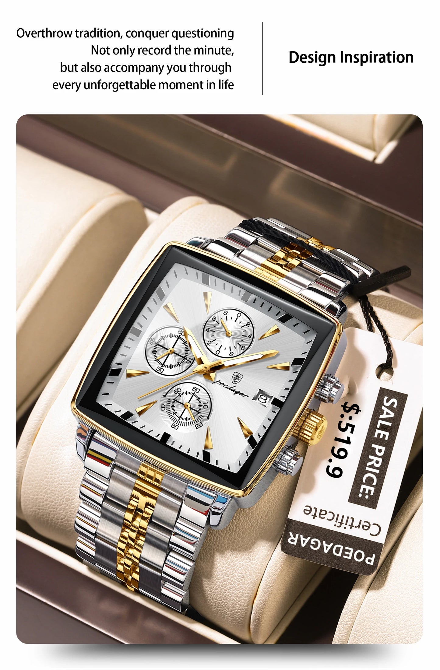 Luxury Square Watch