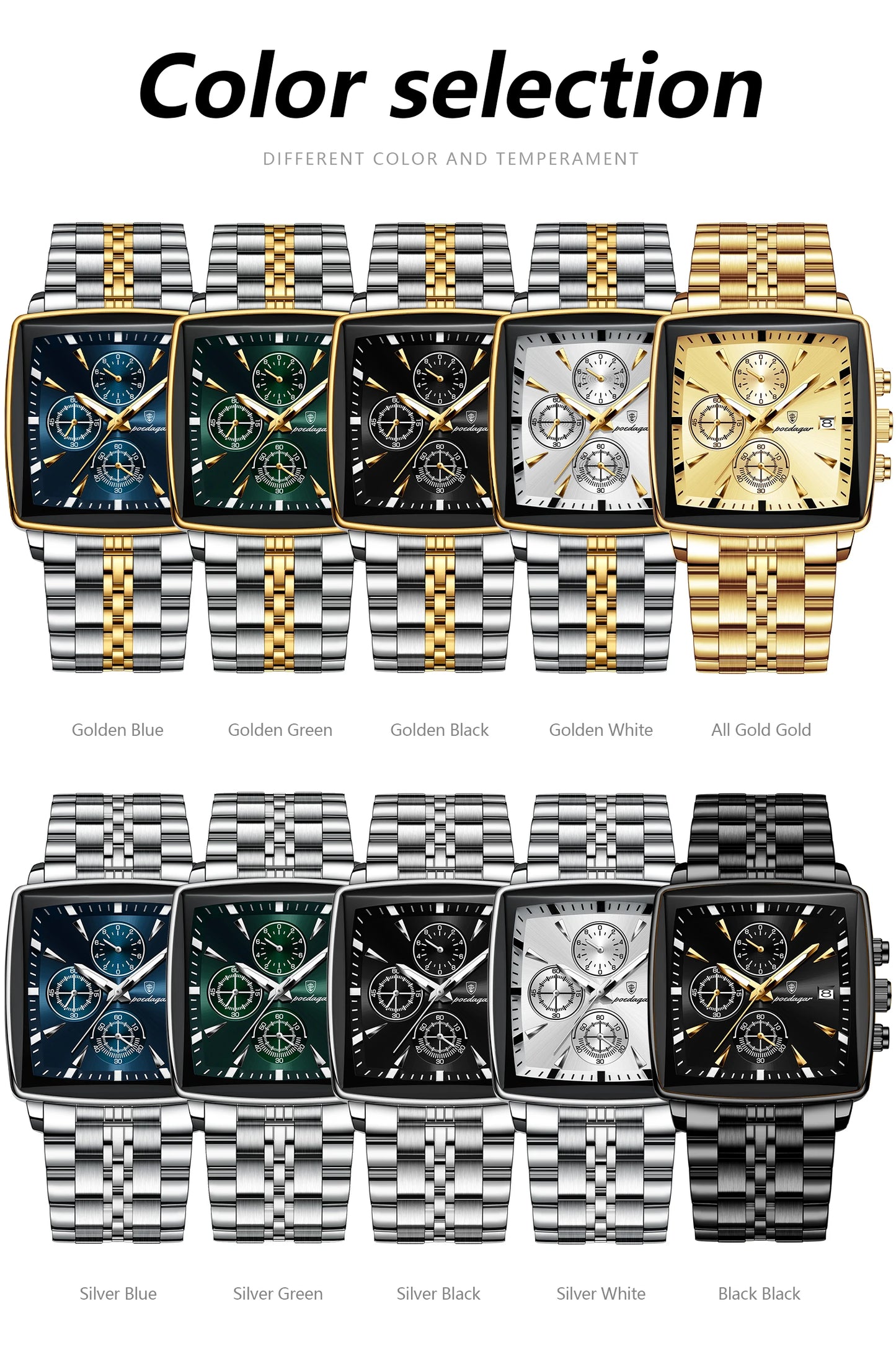 Luxury Square Watch