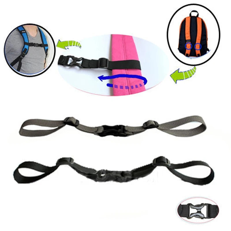 Adjustable Children's Outdoor Backpack Shoulder Strap Fixed Belt Strap Non-slip Pull Belt Durable Chest Strap Bag accessories