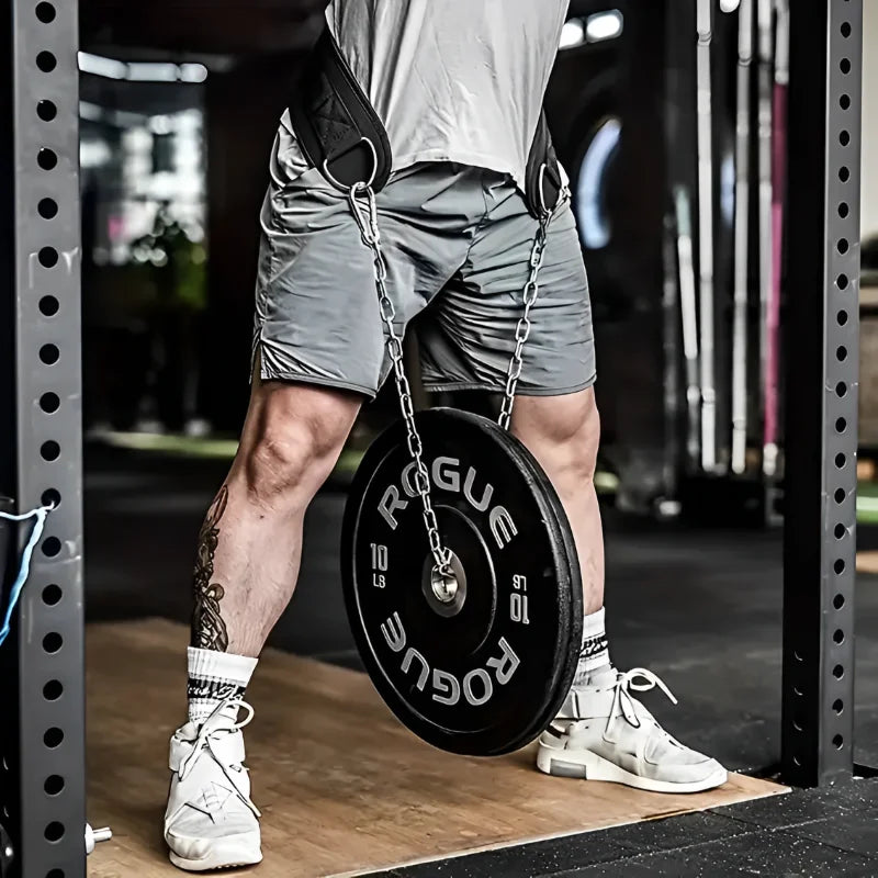 Weight Lifting Back Gym With Chain