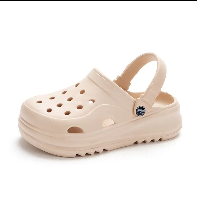 Chunky Platform Clogs Shoes for Women Thick Bottom Non Slip Beach Sandals Woman Summer 2024 Fashion Wedges EVA Sandals Slippers