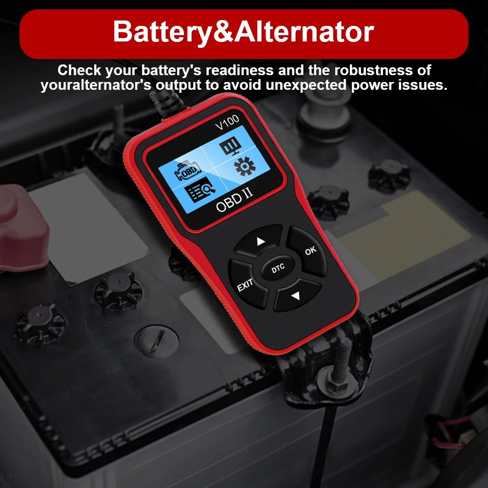 OBD 2 Scanner OBD2 Code Reader V100 Universal Car Diagnostic Tools