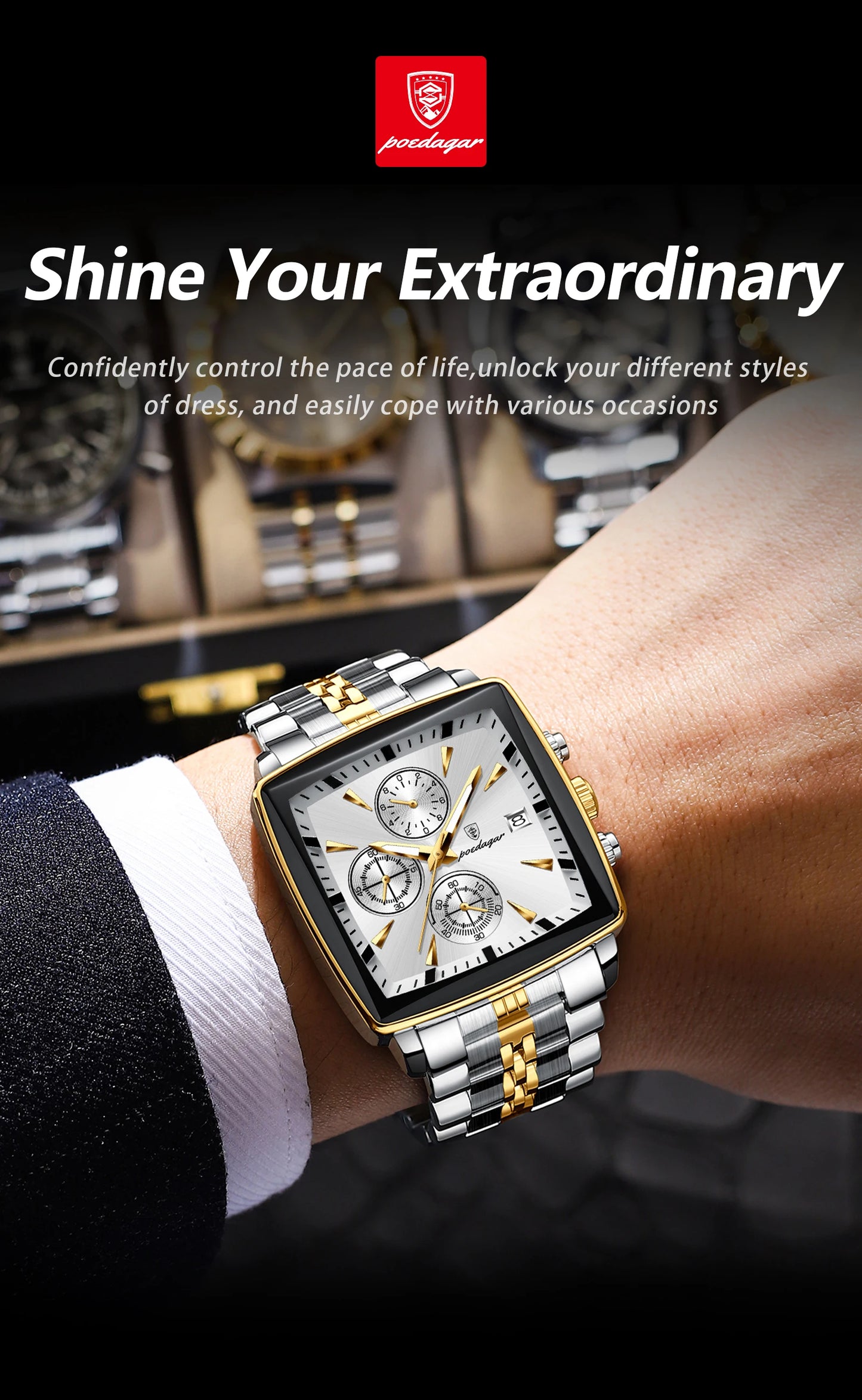 Luxury Square Watch