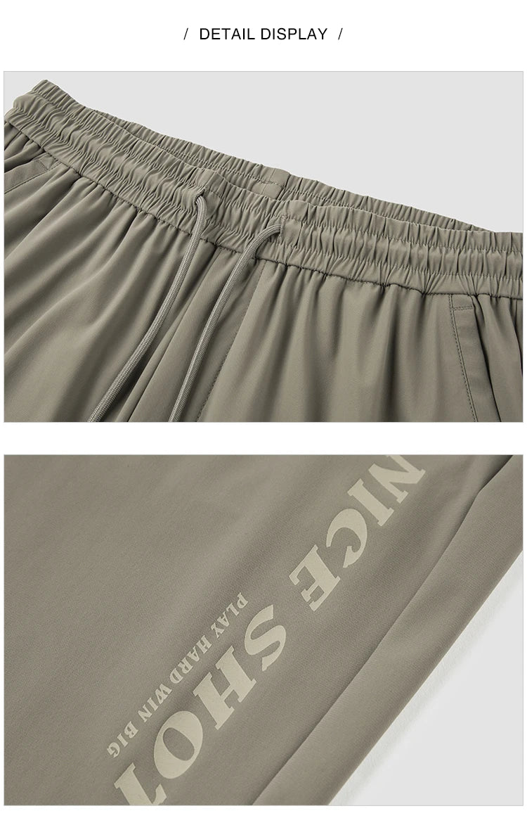Semir Casual Trousers Men Cool Feeling Sun Protection Sporty Loose Cuffed Trousers Summer Long Trousers Printed Trousers