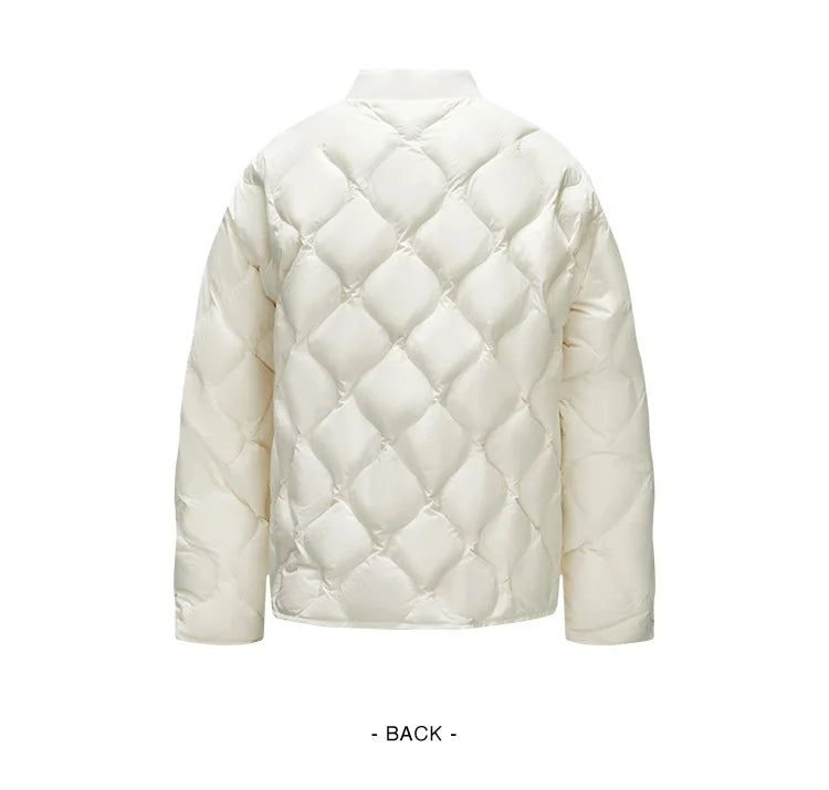 Semir Down Jacket Women Solid Color Three-Proof Loose Casual Style New Winter 2024 Lazy Baseball Collar Lightweight Coat