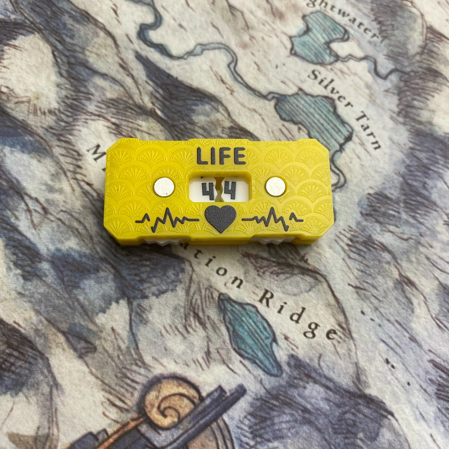 New Life Tracker for Fantasy & Sci-Fi Model Building Kits: 41x20x9mm LIfe Tracker
