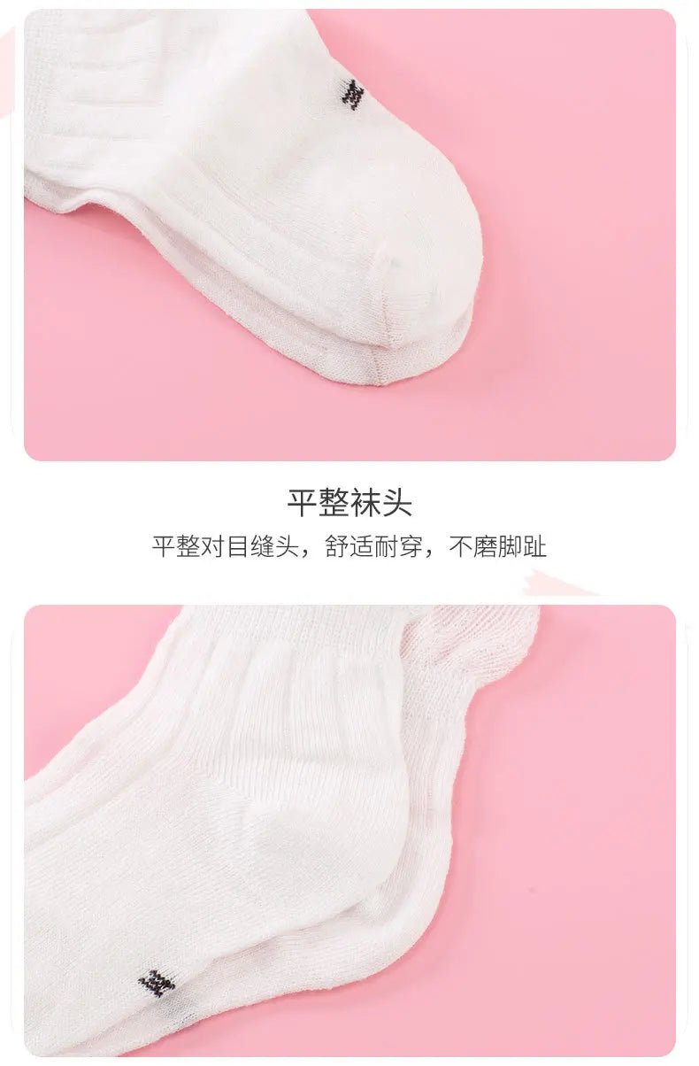 Kids Socks 5 Pairs/Lot Spring Summer Cotton Girls Socks