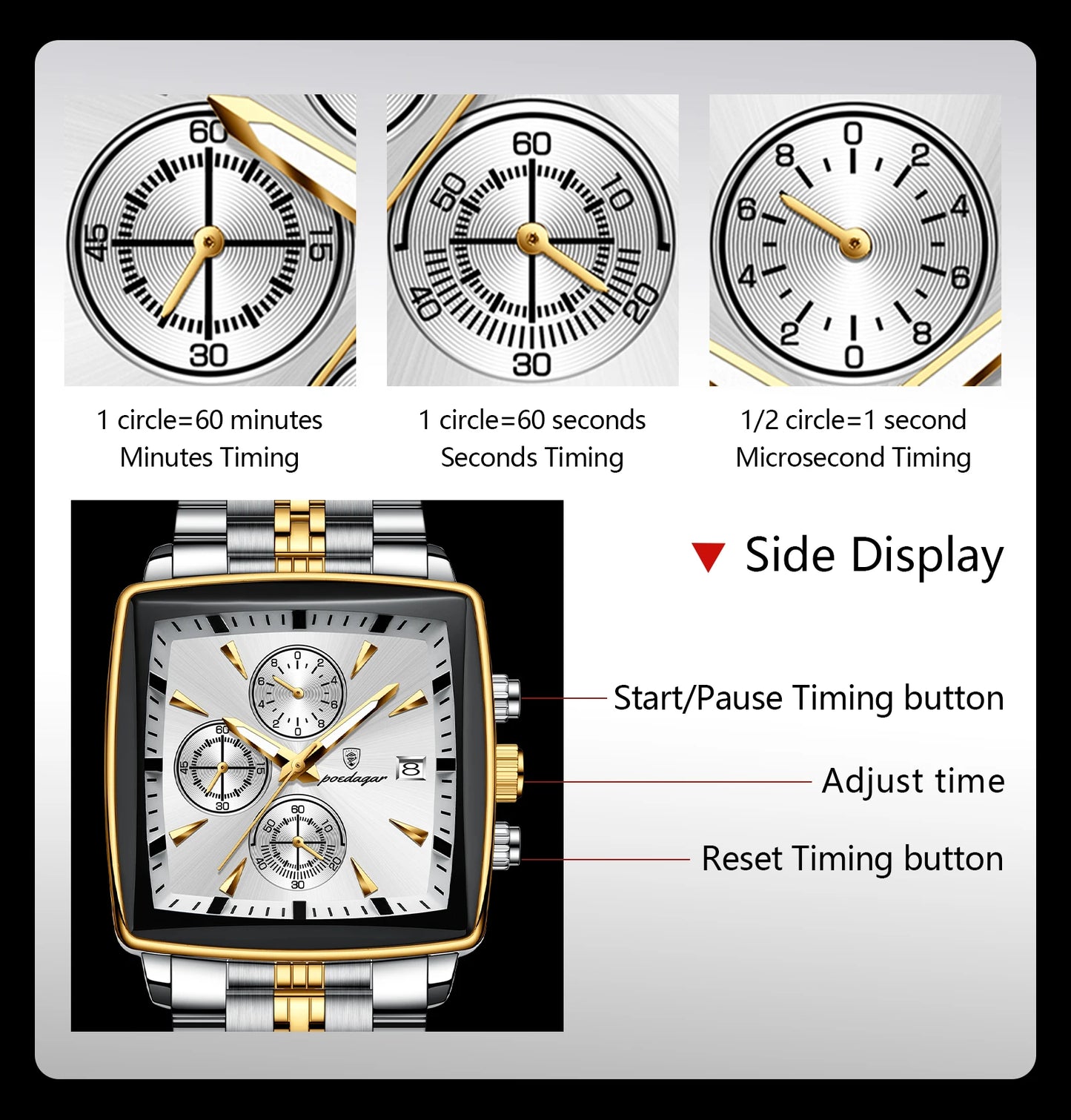 Luxury Square Watch