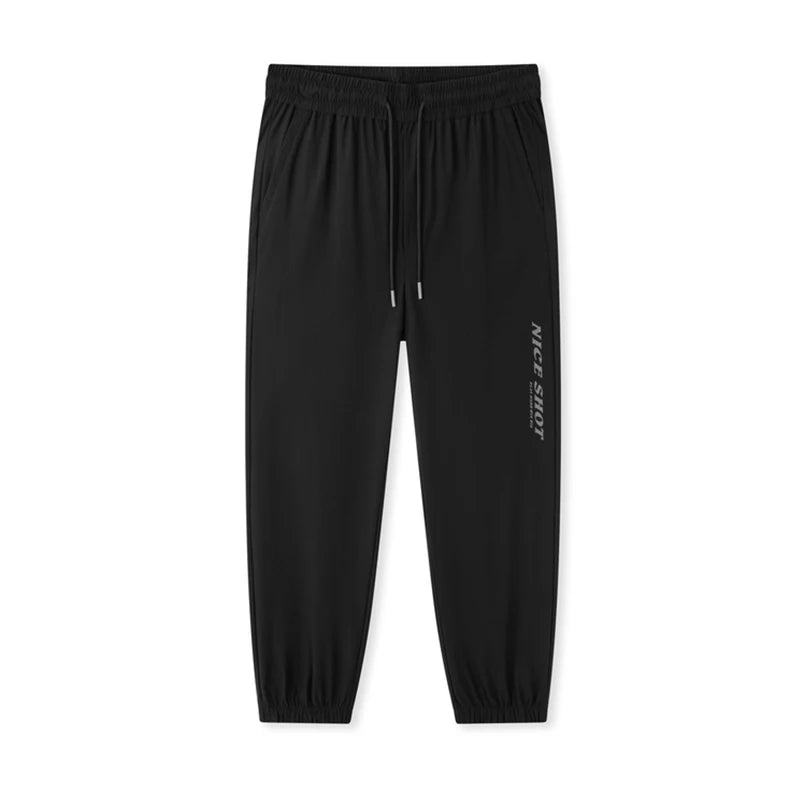 Semir Casual Trousers Men Cool Feeling Sun Protection Sporty Loose Cuffed Trousers Summer Long Trousers Printed Trousers