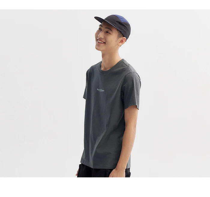 Semir Short Sleeve T-Shirt Men 2024 Summer New Trend Letters Printed Tops Versatile Casual T Shirt