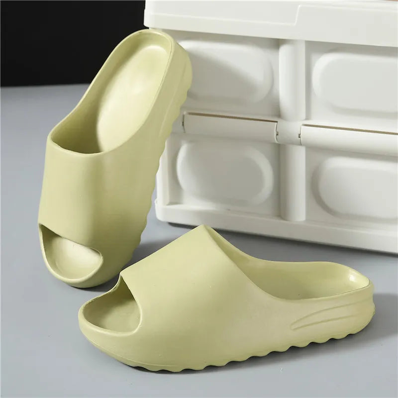 Designer Slides Summer House Thick Printed Graffiti Men Slippers Women Flip Flops Unisex Platform Shoes 2023 New Outdoor Sandals