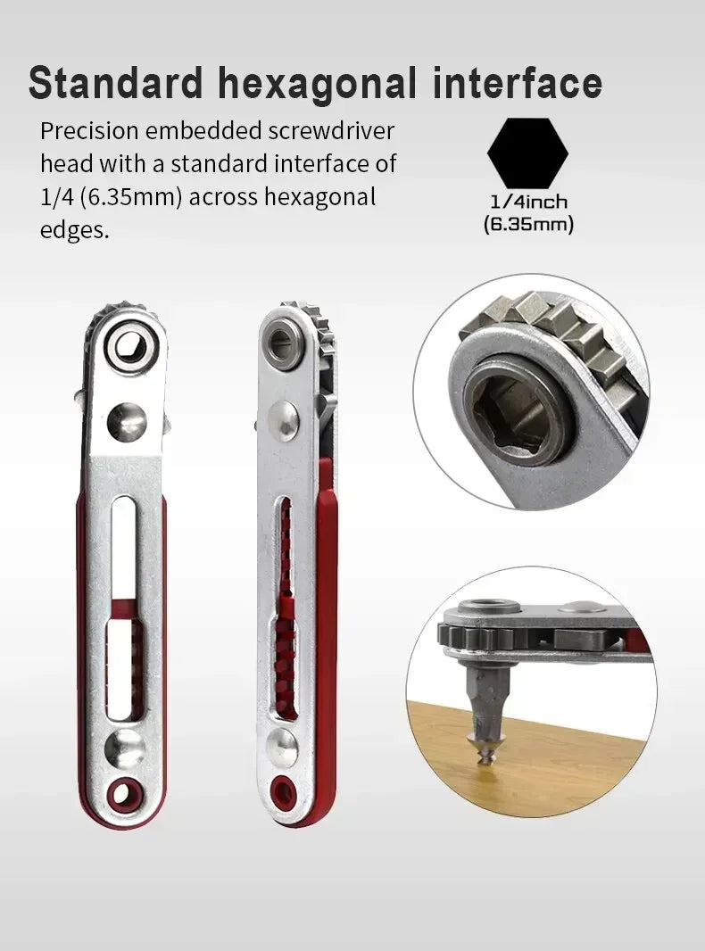 Multifunctional Bidirectional Forward and Reverse Ratchet screwdriver